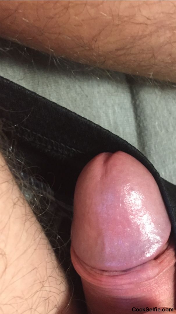 Cock peeking out - Cock Selfie