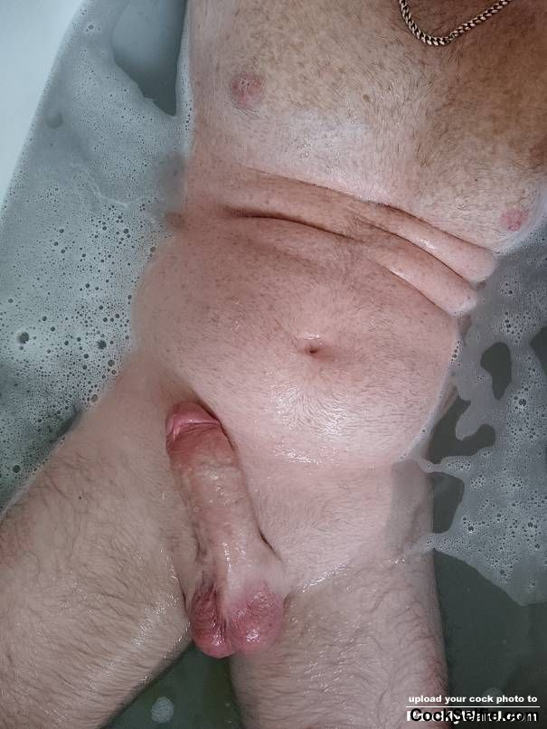 Who wants to join me in the bath? - Cock Selfie