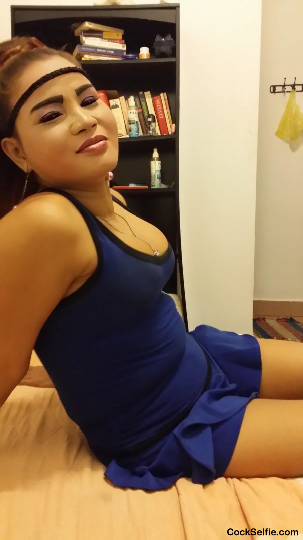 Cambodian Slut In My Room - Cock Selfie