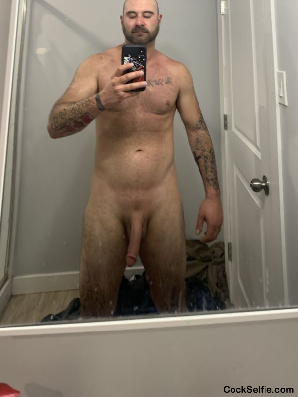 Who likes a long cut white cock - Cock Selfie