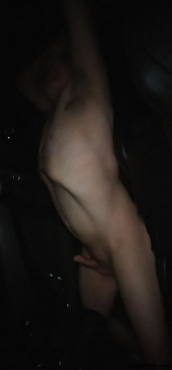 Naked in my car - Cock Selfie