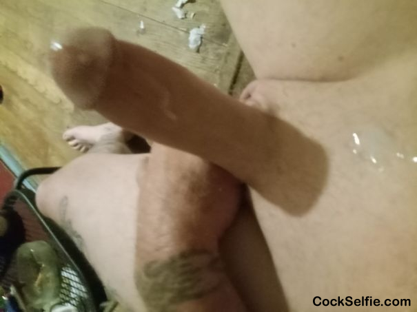 Oops I did it again suck me clean - Cock Selfie