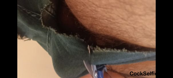 who wants to rip my jeans and tease my cock until get satisfied - Cock Selfie