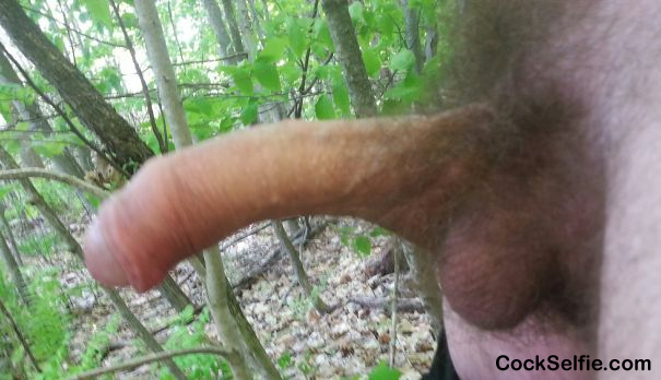 Would You join me...if you saw me on the trail ?? - Cock Selfie