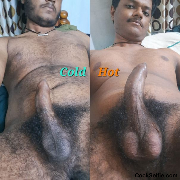 This is how male cock size changes according to different temperatures ðŸ¥µðŸ¥µðŸ¥µ - Cock Selfie