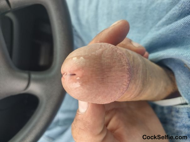 Long hard white dick - Cock Selfie