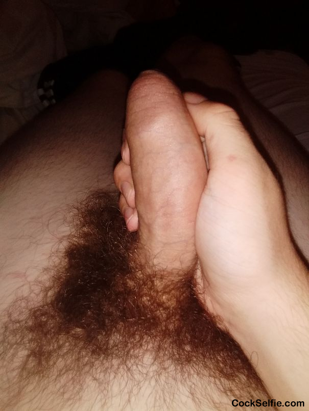 My cock is so horny ( i will trade pics with anyone who wants to ) - Cock Selfie