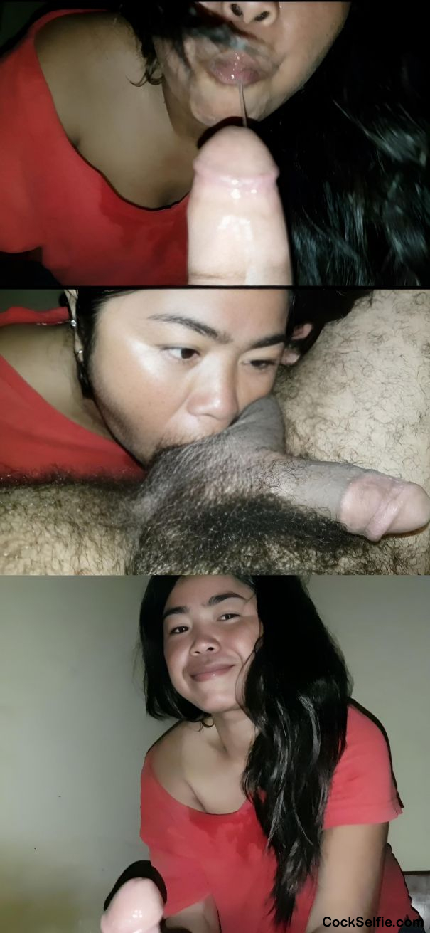 cambodian DAREEN hairy cock sucking - Cock Selfie