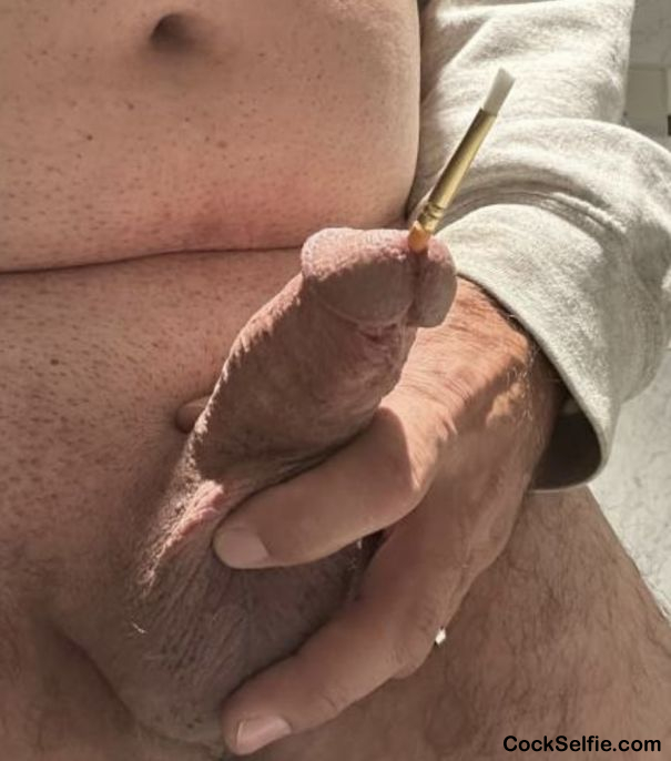 Who likes to put stuff in there cock - Cock Selfie