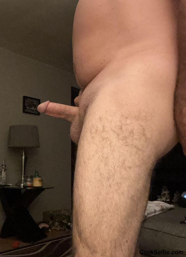 Does anybody Want my fat cock - Cock Selfie