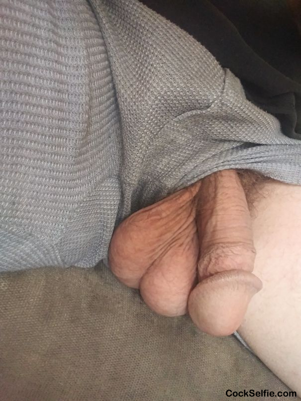 Hanging balls - Cock Selfie