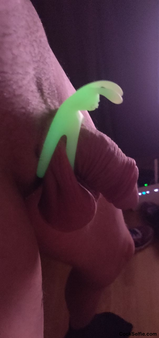 Glow cock - Cock Selfie