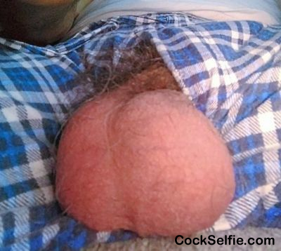 Full stretched balls - Cock Selfie