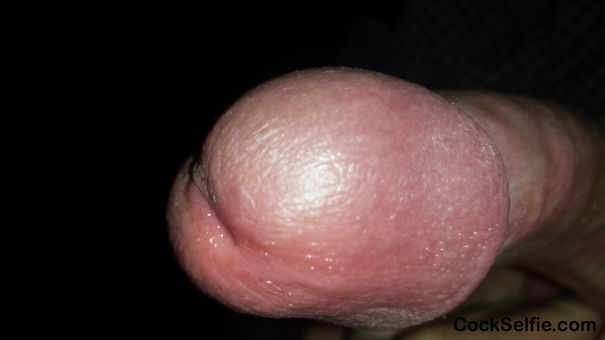 pre cum - Cock Selfie