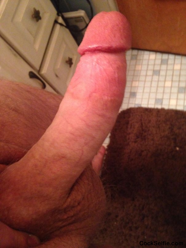 My fat cock is ready for some fun. What would you do to it? - Cock Selfie