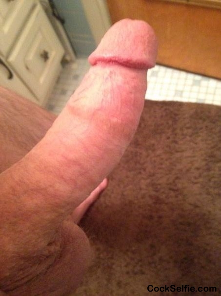 Thick and throbbing for you. Tell me what you'd do to it... - Cock Selfie