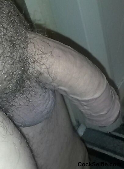 wont b soft for long..enjoying hot pics on here - Cock Selfie