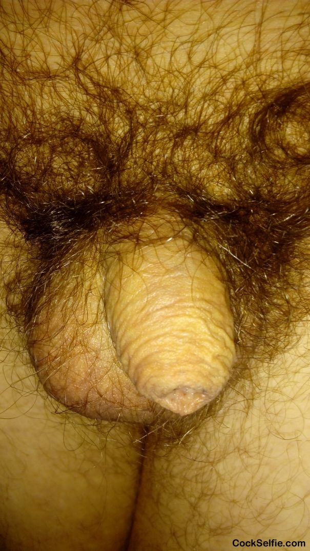 it's cold out side, skin down. - Cock Selfie