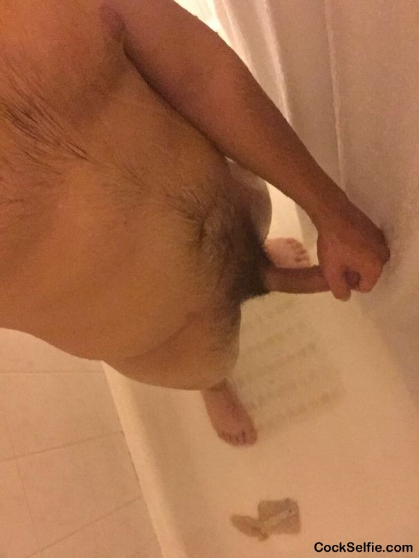 In the shower - Cock Selfie