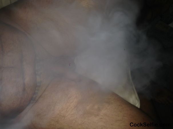 Bit smokey - Cock Selfie