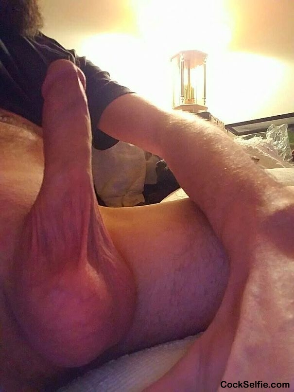 Filled with cum - Cock Selfie