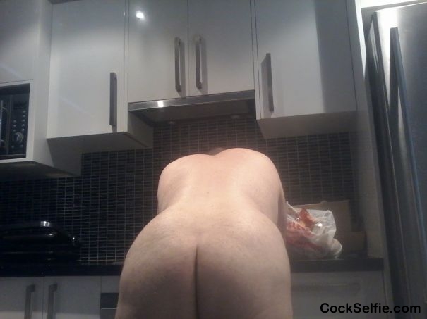 Cum From Behind - Cock Selfie