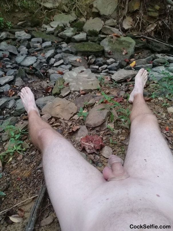 Outdoor fun - Cock Selfie