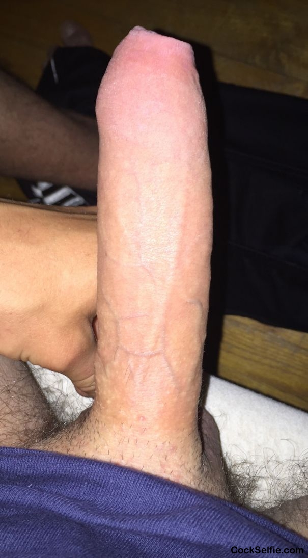 Who wants a big uncut cock??? - Cock Selfie