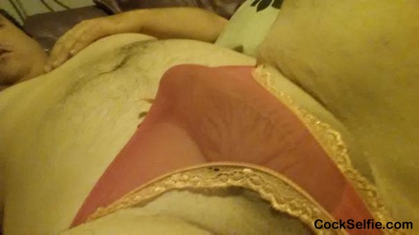 panties again - Cock Selfie