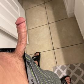 My cock is hard and ready for action - Cock Selfie