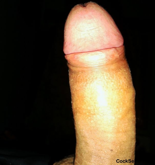 semi erect uncut cock , will you make it hard !? - Cock Selfie