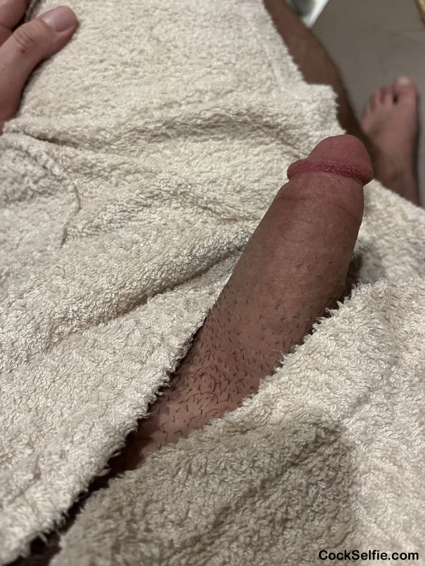 after shower - Cock Selfie