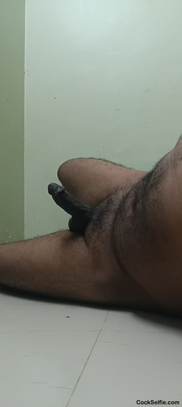 Big black fat cock - Cock Selfie