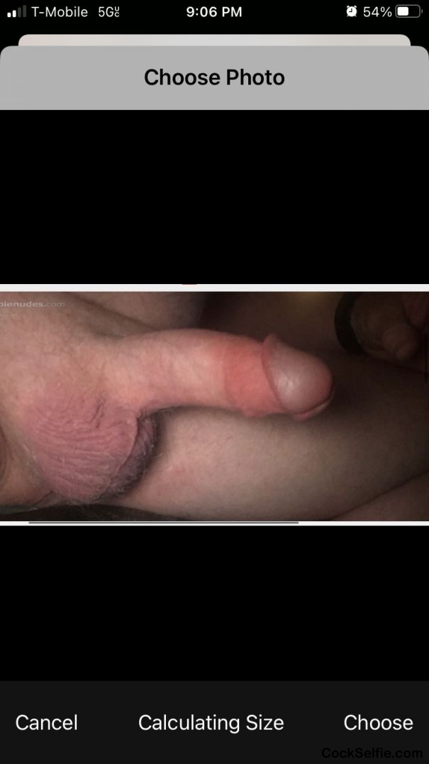 My semi erect cock - Cock Selfie